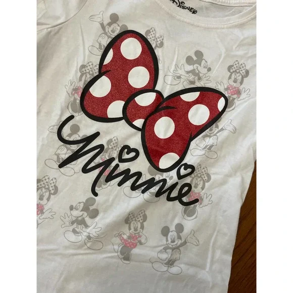 Disney Minnie Mouse Shirt Size Kids L - Picture 2 of 6